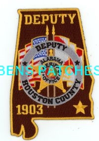 ALABAMA,A,HOUSTON COUNTY SHERIFF 8 STATE SHAPED